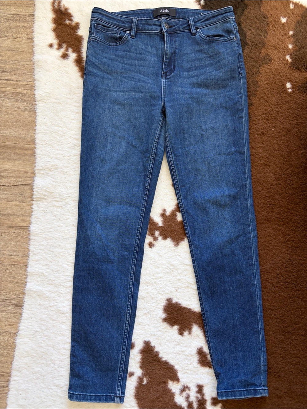 Women's Dark Blue Skinny Jeans — Stretch Slim Fit